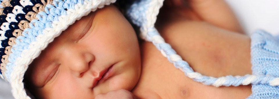 termingerecht geborenen Baby